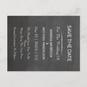 縦型のテンプレートカップル画像 案内ポストカード (裏面)