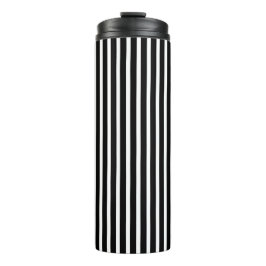 縦型の白黒のストライプ タンブラー