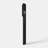縦型の聴診器のデザイン ドクター iPhoneケース (左側面)