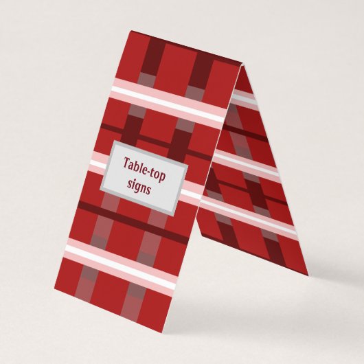 縦型カスタムテント折り畳み名刺 名刺 (裏面)