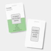 縦型カスタムIDバッジ バッジ (表裏)