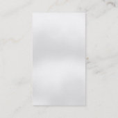 縦型スタイリッシュグレー・ライト・プレーン・ビジネス・カード 名刺 (裏面)