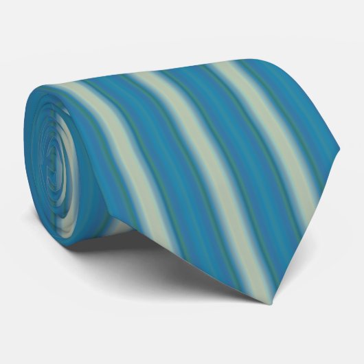 縦型ストライプの青モダントレンディー1種類 ネクタイ (ロール)