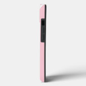 縦型ストライプベビーピンクとストライプの白 Case-Mate iPhoneケース (裏面 / 左)