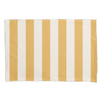 縦型ストライプマスタード黄ストライプの白