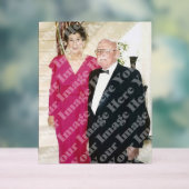 縦型パーソナライズされた写真アクリル記号 アクリルサイン (ニュートラル)