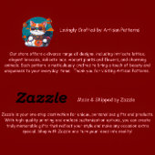 縦型フォイルフォーチュンキャット中国の年賀状 シーズンカード