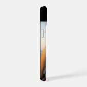 縦型フォトとカスタムトレンディー文字 iPhone 15ケース (右側面)