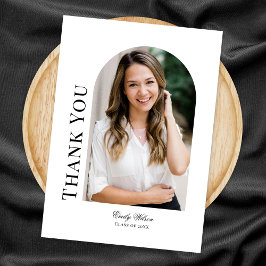縦型フォトアーチ（白） サンキューカード