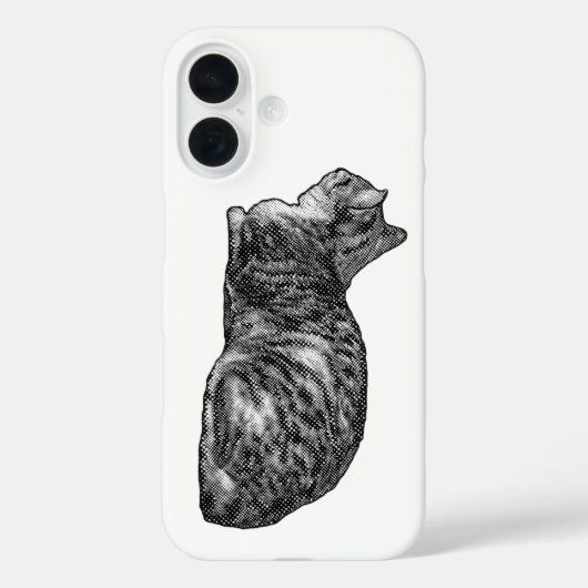 縦型フレーム、タビーねこ休憩中デザイン Case-Mate iPhoneケース (裏面)