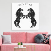 縦型ブラックワイルドウズキャンバス印刷 – テキスト キャンバスプリント (インサイチュ (リビング))