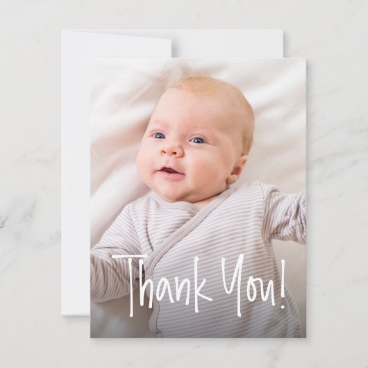 縦型ベビーシャワー出産発表写真 (正面)