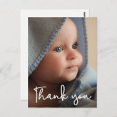 縦型ベビーシャワー誕生のお知らせ ポストカード (正面/裏面)