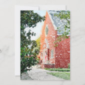 縦型ホタテ貝の洗礼フラットカード (裏面)