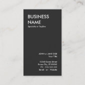 縦型ホットピンクチーズ 名刺 (裏面)