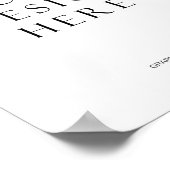 縦型ポスター印刷アップロードデザイン ポスター (角)