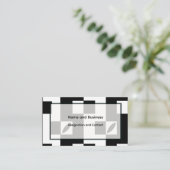 縦型モジュール | モダン 名刺 (スタンド正面)