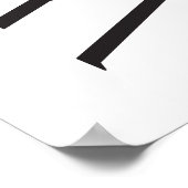 縦型モダン写真卒業パーティーへようこそ ポスター (角)