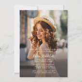 縦型モダン写真卒業2025 招待状 (裏面)