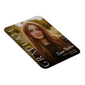 縦型モダン写真卒業 マグネット (右側)