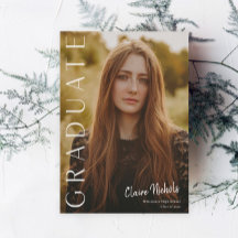 縦型モダン写真卒業