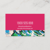 縦型モダン名刺 名刺 (裏面)