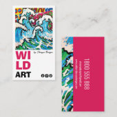 縦型モダン名刺 名刺 (正面/裏面)