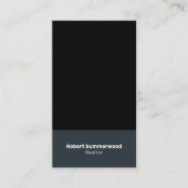 縦型モダン実在Estate Agent写真QRコード 名刺 (正面)