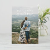 縦型写真 ウェディング 招待状 (スタンド正面)