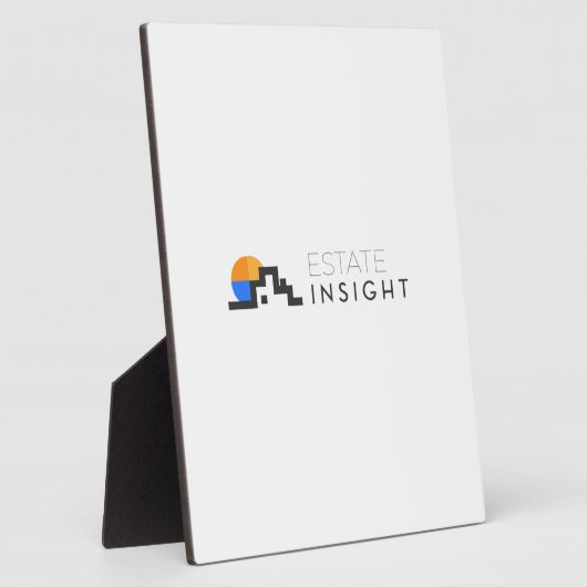 縦型卓上プレート（イーゼル付） フォトプラーク (側面)