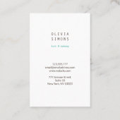 縦型名刺 名刺 (裏面)