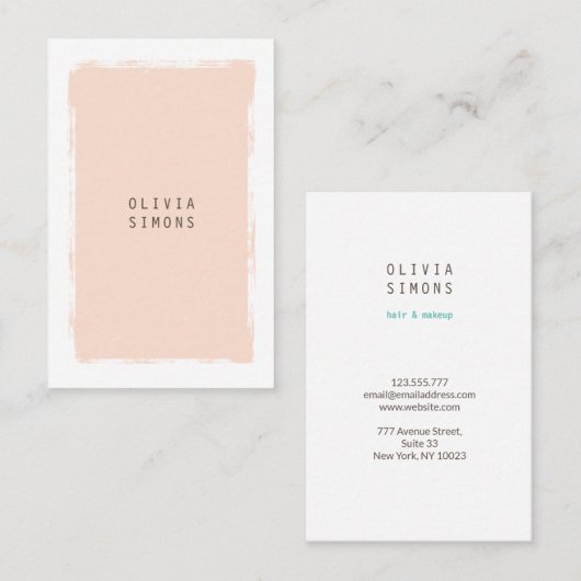 縦型名刺 名刺 (正面/裏面)