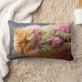 縦型心地よい革命：キャットランバーエディティ ランバークッション (ブランケット)