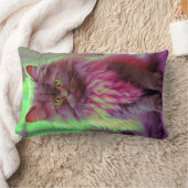 縦型心地よい革命：猫腰枕 ランバークッション (ブランケット)