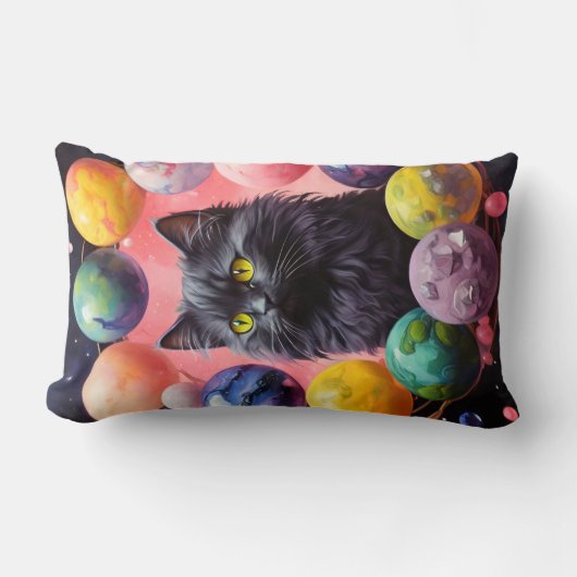 縦型心地よい革命：猫腰枕 ランバークッション (正面)