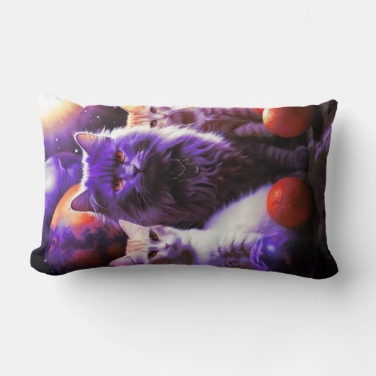 縦型心地よい革命：猫腰枕 ランバークッション (正面)