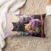 縦型心地よい革命：猫腰枕 ランバークッション (ブランケット)