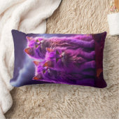 縦型心地よい革命: Cat ランバークッション (ブランケット)