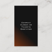 縦型火炎名刺 名刺 (裏面)