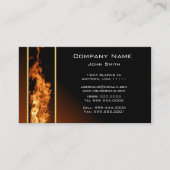 縦型火炎名刺 名刺 (正面)