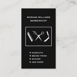 縦型理容店 理容師 髪 シェービング ソーシャルメディア 名刺