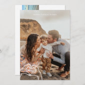 縦型 年賀状 5 枚の写真のグリーティング カード (正面/裏面)