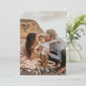 縦型 年賀状 5 枚の写真のグリーティング カード (スタンド正面)