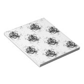 縦型、木炭、砂漠型磁気メモ帳 ノートパッド (アングル)