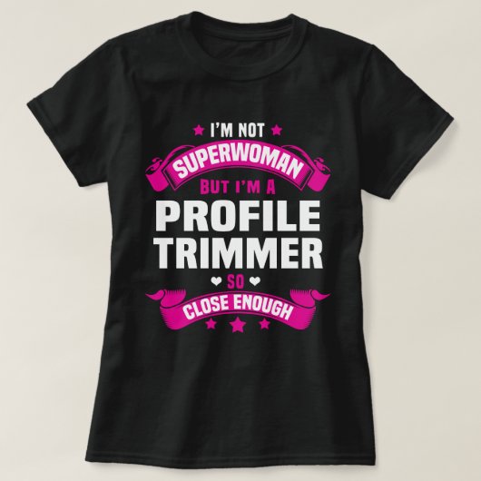 縦断トリマー Tシャツ (デザイン正面)