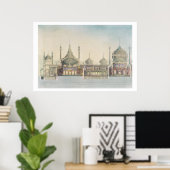 縦断面（LからRまで）オルガン、ミュージックルーム、G ポスター (ホームオフィス)