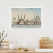 縦断面（LからRまで）オルガン、ミュージックルーム、G ポスター (キッチン)