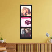 縦方向の写真のコラージュ キャンバスプリント (インサイチュ (リビング))