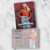 縦方向の写真の卒業日付の保存 ポストカード