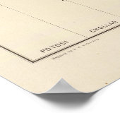 縦方向の垂直投影Iコンストックロード ポスター (角)